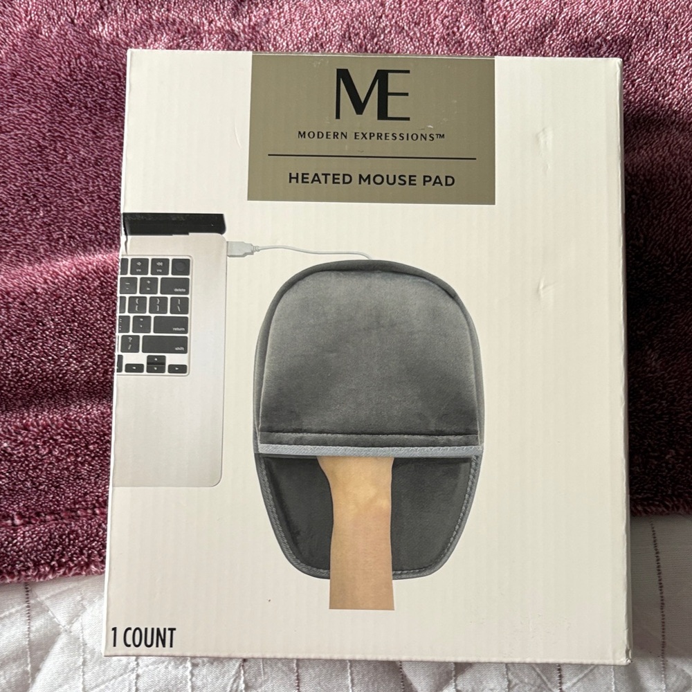 Modern Expressions Heated Mouse Pad - Gray